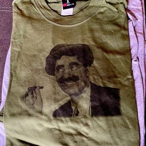 Custom Printed Groucho Marx T-Shirt Brand New